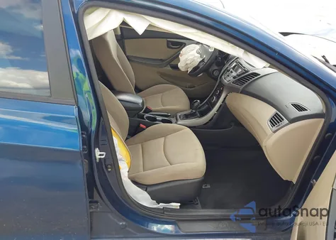 2014 Hyundai Elantra Se from USA, damaged, VIN KMHDH4AE0EU163187